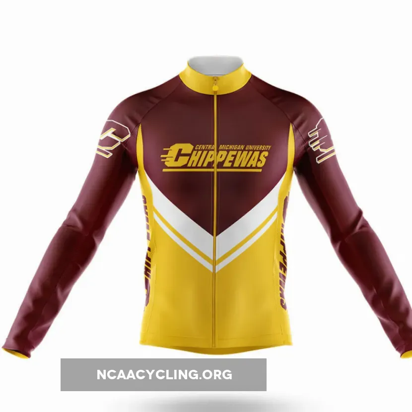 Central Michigan University V3 Long Sleeve Cycling Jersey Only