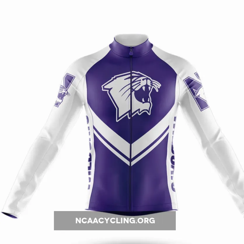 Northwestern University Long Sleeve Cycling Jersey Ver.3