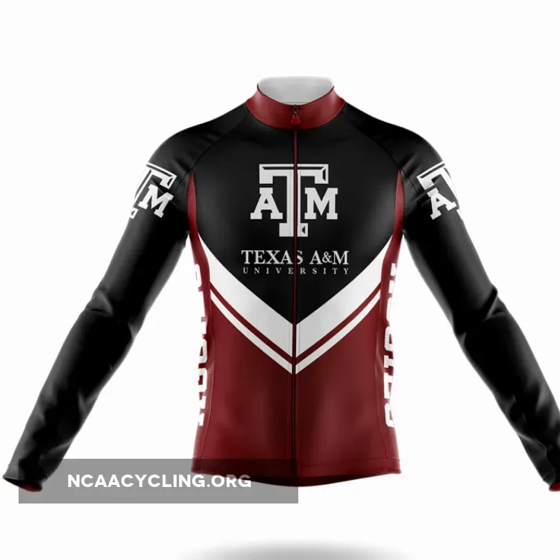 For Sale Texas A&M V3 Long Sleeve Cycling Jersey Only