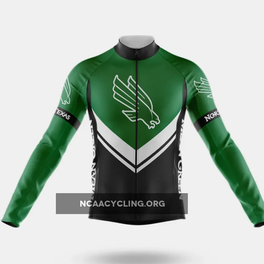 University of North Texas Long Sleeve Cycling Jersey Ver.3