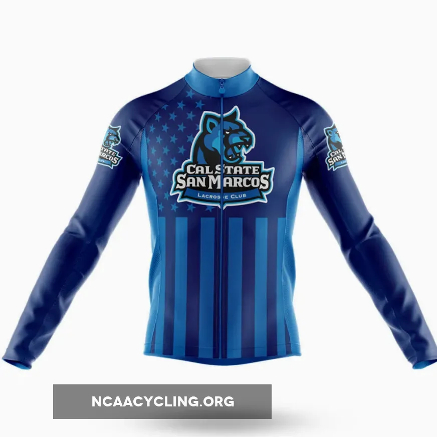 California State University San Marcos USA Long Sleeve Cycling Jersey Only