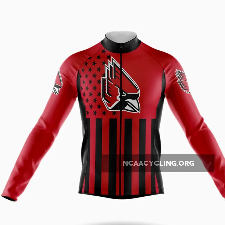 Ball State University USA Long Sleeve Cycling Jersey