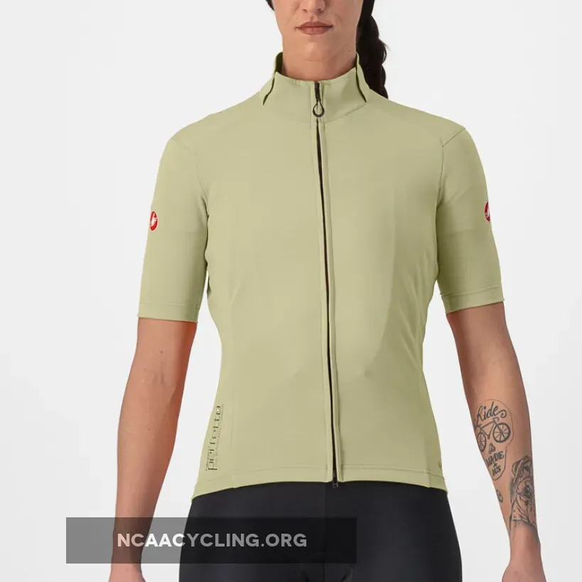 Castelli Perfetto RoS 2W Wind Women Jersey - Green For Sale