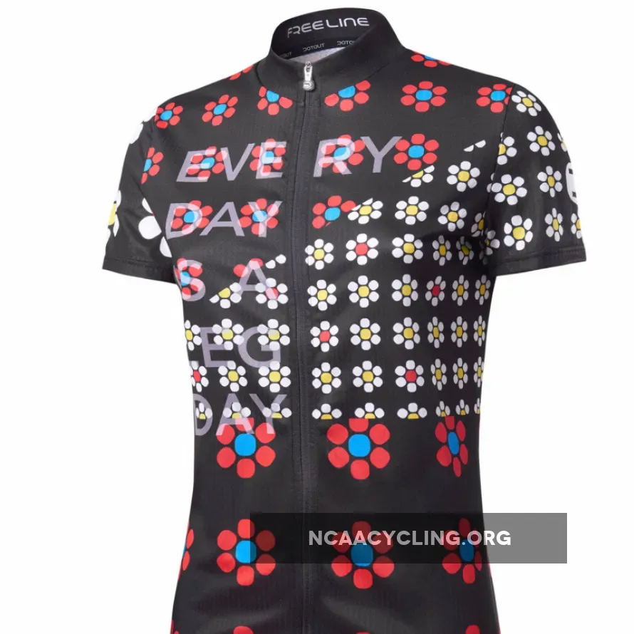 Dotout Flower Woman Jersey - Black A21W150-900 New Releases