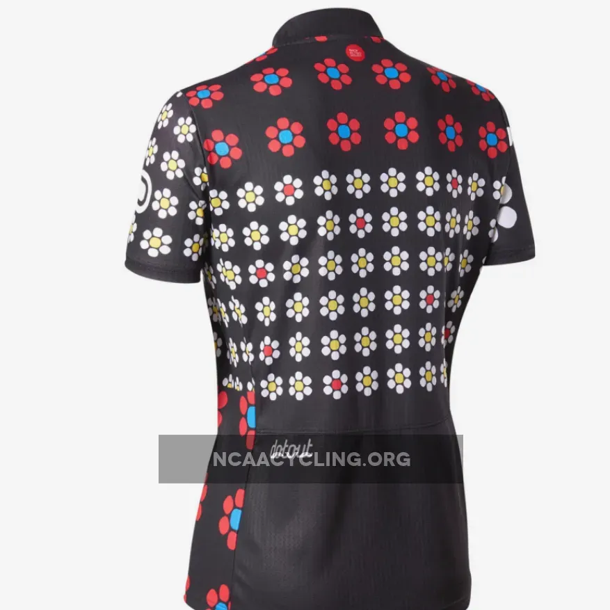 Dotout Flower Woman Jersey - Black A21W150-900 New Releases