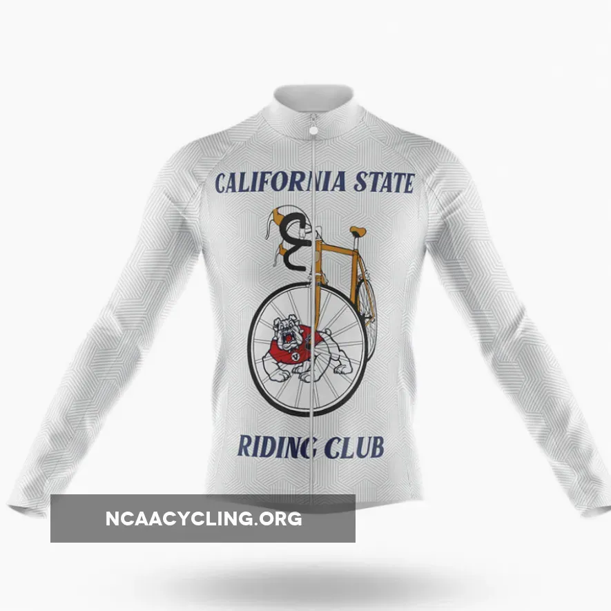 Classic California State Uni Long Sleeve Cycling Jersey