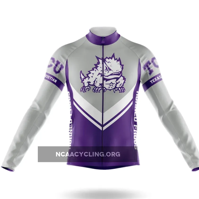 Texas Christian University Long Sleeve Cycling Jersey Ver.3