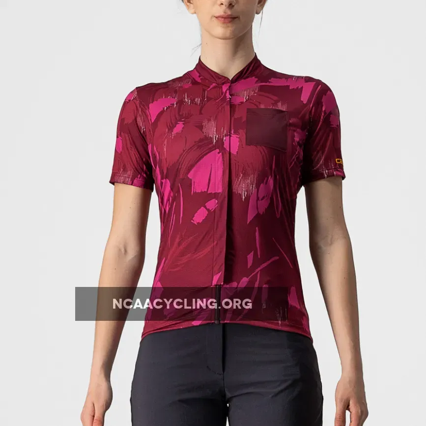 Castelli Unlimited Sentiero Woman Jersey - Bordeaux 4522085-091 New Releases