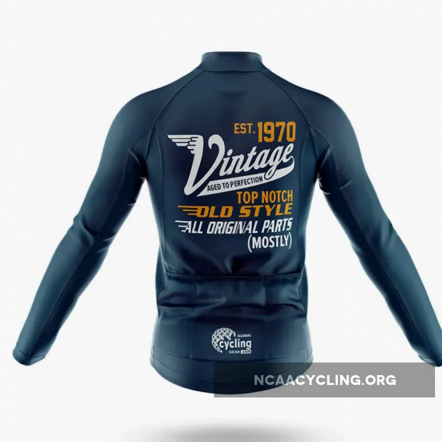 Retro Custom Year Vintage V7 - Men's Cycling Kit / Long Sleeve Jersey