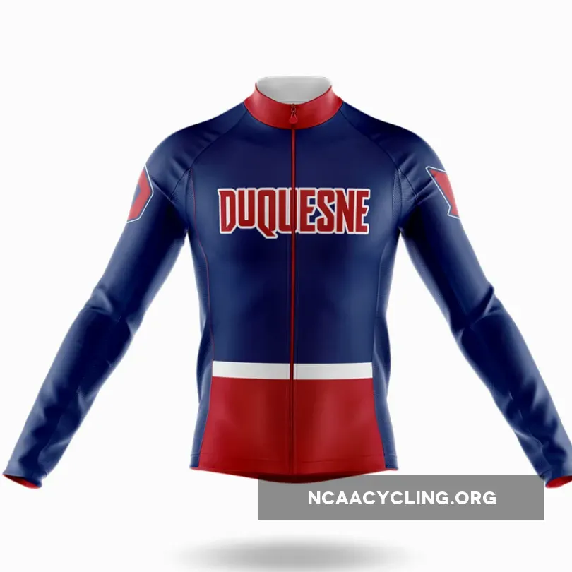 New Releases Duquesne Dukes Long Sleeve Cycling Jersey Only
