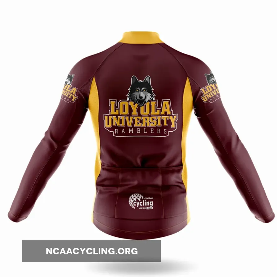 Loyola Chicago Long Sleeve Cycling Jersey For Sale Loyola Chicago Long Sleeve Cycling Jersey For Sale