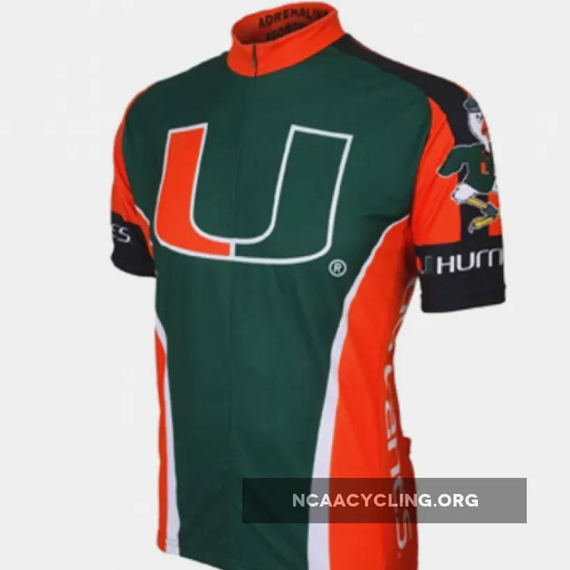 NCAA UM, The U of M, University of Miami (FL) Hurricanes Cycling Jerseys