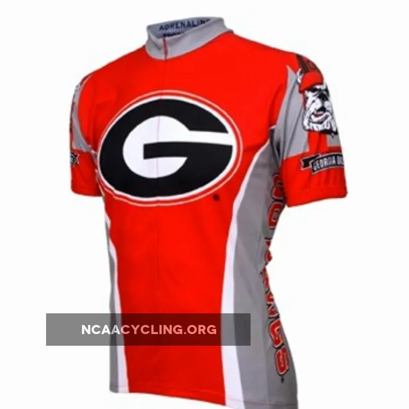UGA University Of Georgia Bull Dogs Cycling Short Sleeve Jersey Restock