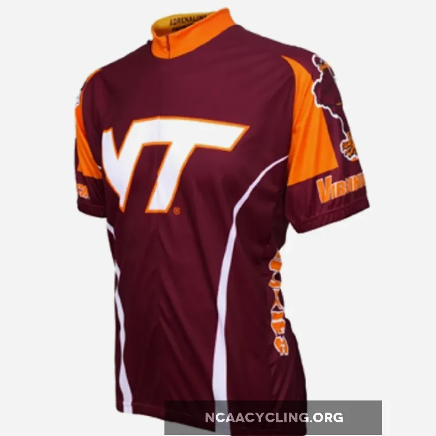 NCAA VT VPI Virginia Polytechnic Institute and State University Virginia Tech Hokies Cycling Jerseys