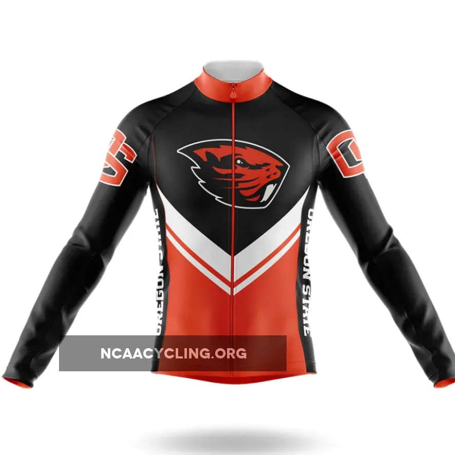 Oregon State University V3 Long Sleeve Cycling Jersey Only