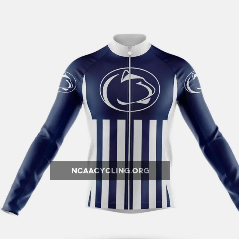 Pennsylvania State University USA Long Sleeve Cycling Jersey