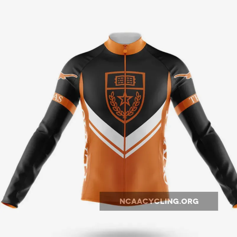 University of Texas Austin Long Sleeve Cycling Jersey Ver.3