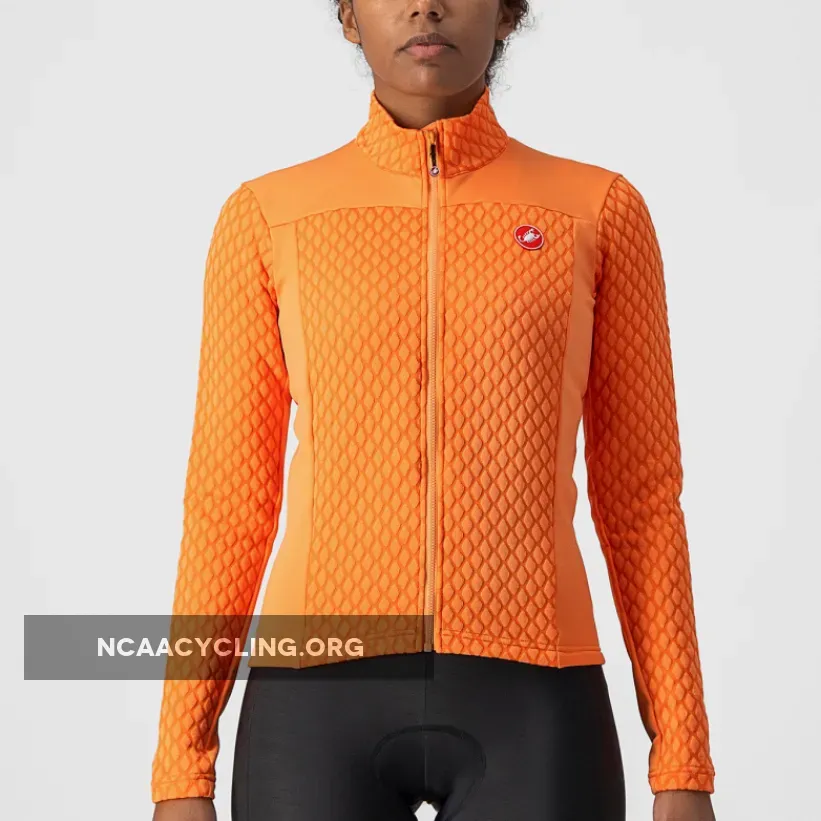 Castelli Sfida 2 Long Sleeves Woman Jersey - Orange 4521530-883-S New Releases
