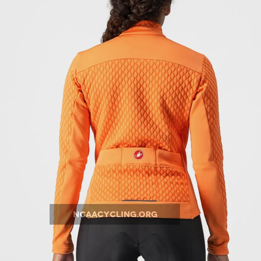 Castelli Sfida 2 Long Sleeves Woman Jersey - Orange 4521530-883-S New Releases