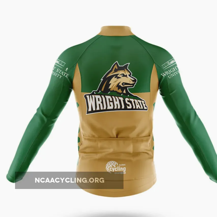 Wright State University Long Sleeve Cycling Jersey Ver.2 Wright State University Long Sleeve Cycling Jersey Ver.2