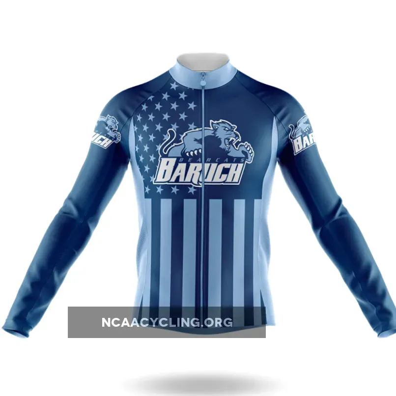 Baruch College USA Long Sleeve Cycling Jersey For Sale