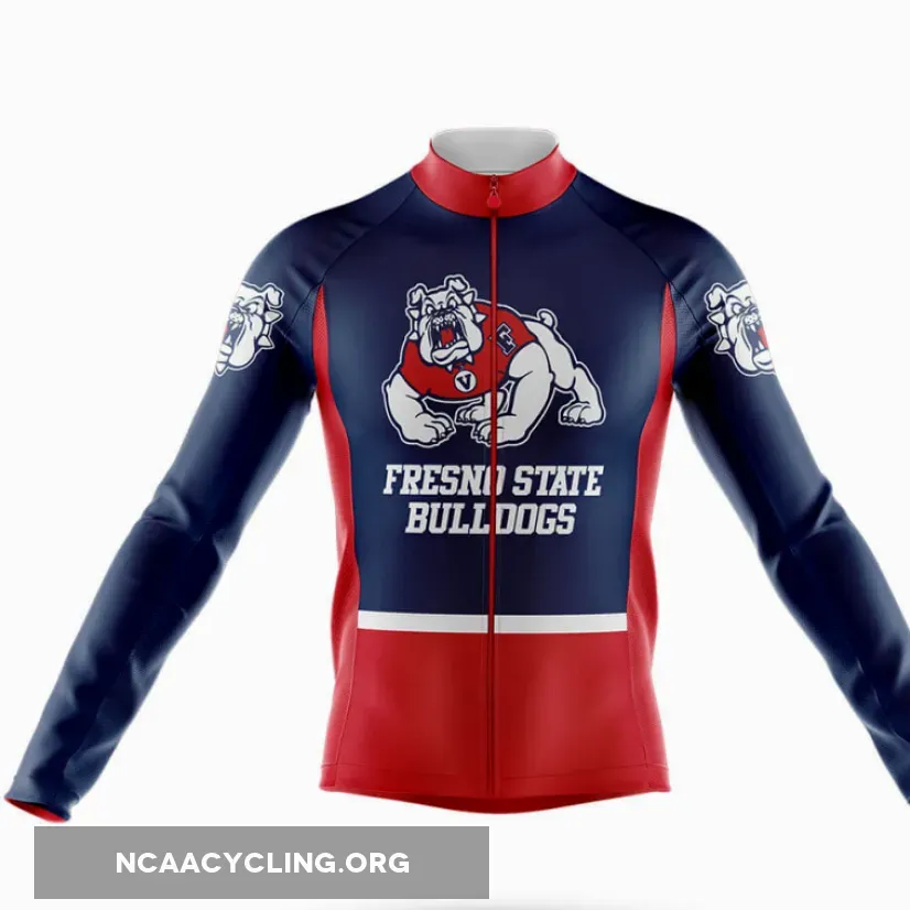 Fresno State Bulldogs Long Sleeve Cycling Jersey Only