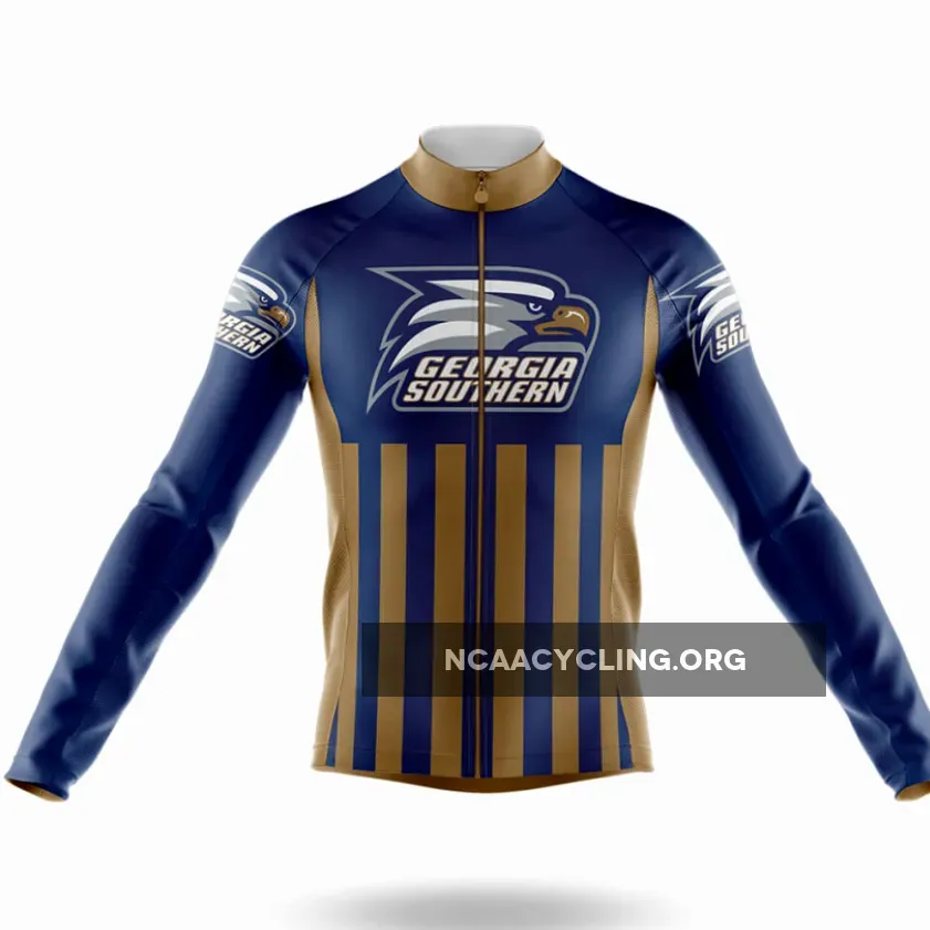 Georgia Southern University USA Long Sleeve Cycling Jersey
