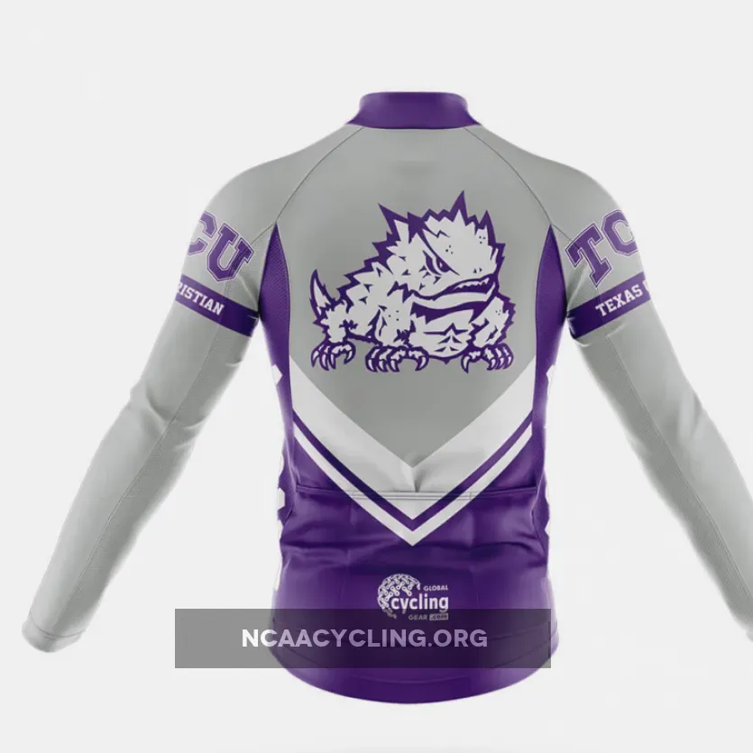 Texas Christian University Long Sleeve Cycling Jersey Ver.3 Texas Christian University Long Sleeve Cycling Jersey Ver.3