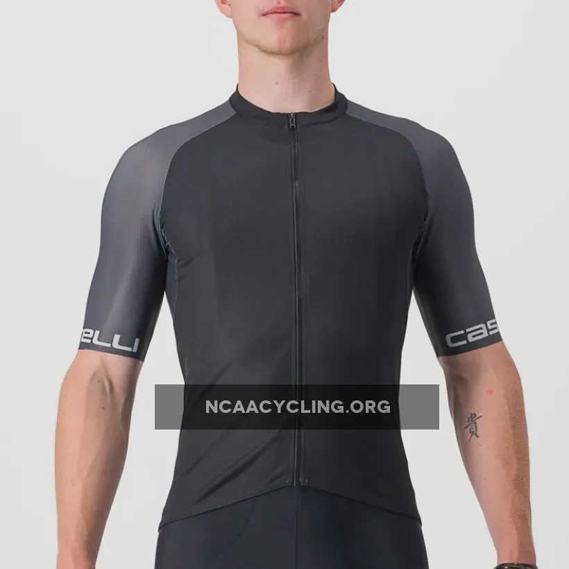 Castelli Entrata 6 Jersey - Black Grey 4522025-385-XS For Sale