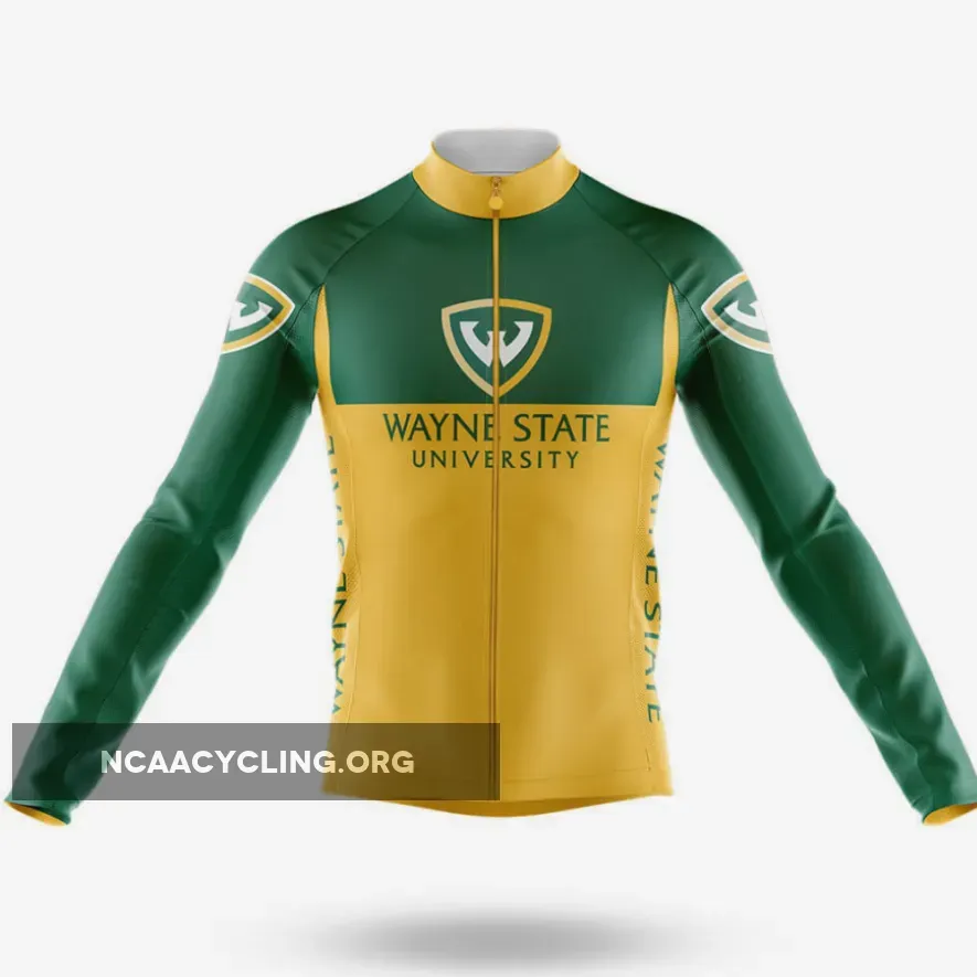 Wayne State University Long Sleeve Cycling Jersey Ver.2