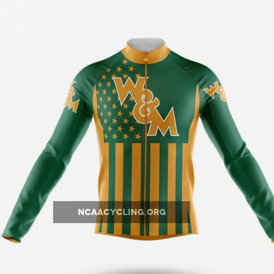 College of William & Mary USA Long Sleeve Cycling Jersey Only