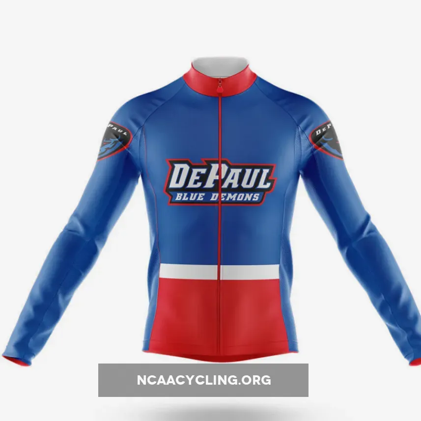 Blue Demons Long Sleeve Cycling Jersey Restock