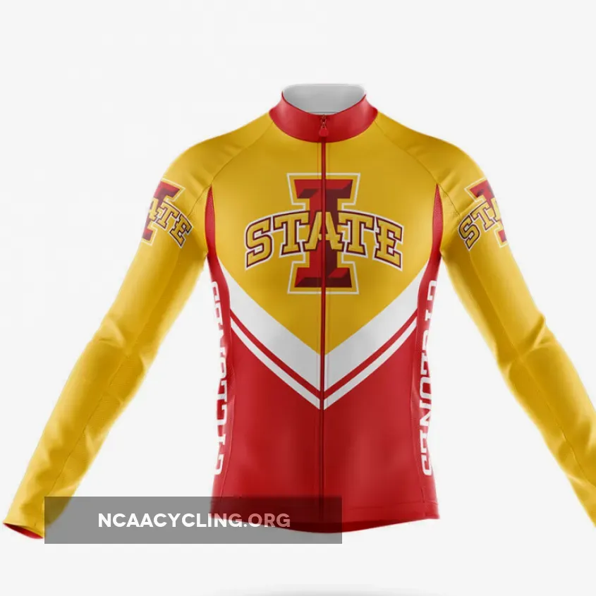 Iowa State University Long Sleeve Cycling Jersey Only Ver.3