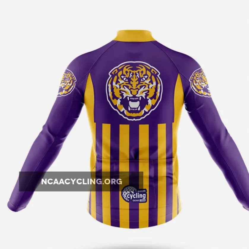 Louisiana State University USA Long Sleeve Cycling Jersey Louisiana State University USA Long Sleeve Cycling Jersey