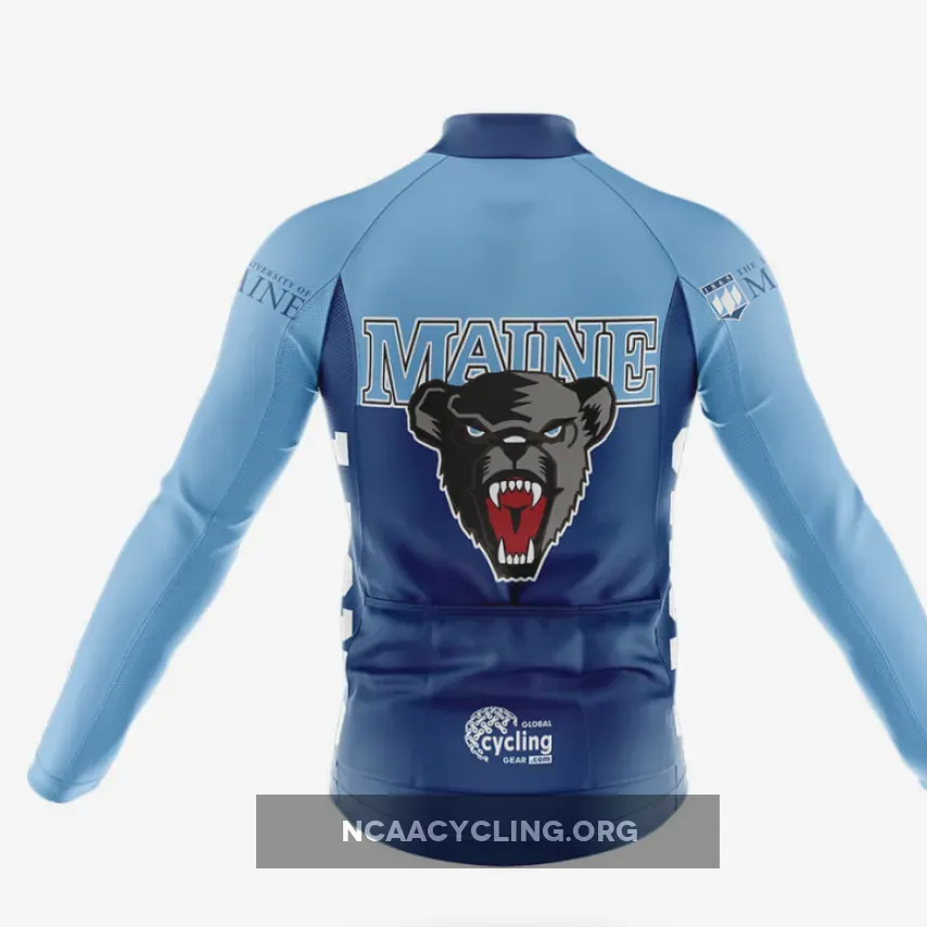 University of Maine Long Sleeve Cycling Jersey Ver.2 University of Maine Long Sleeve Cycling Jersey Ver.2
