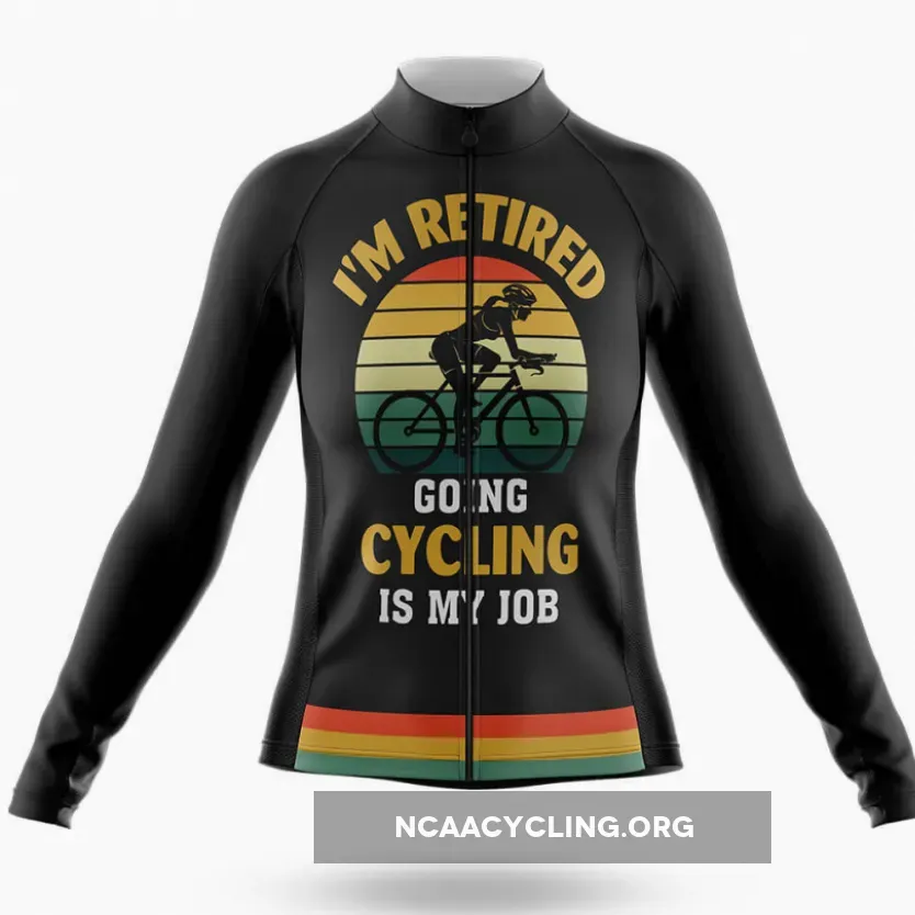 Cycling Is My Job V2 - Women's Cycling Kit / Long Sleeve Jersey