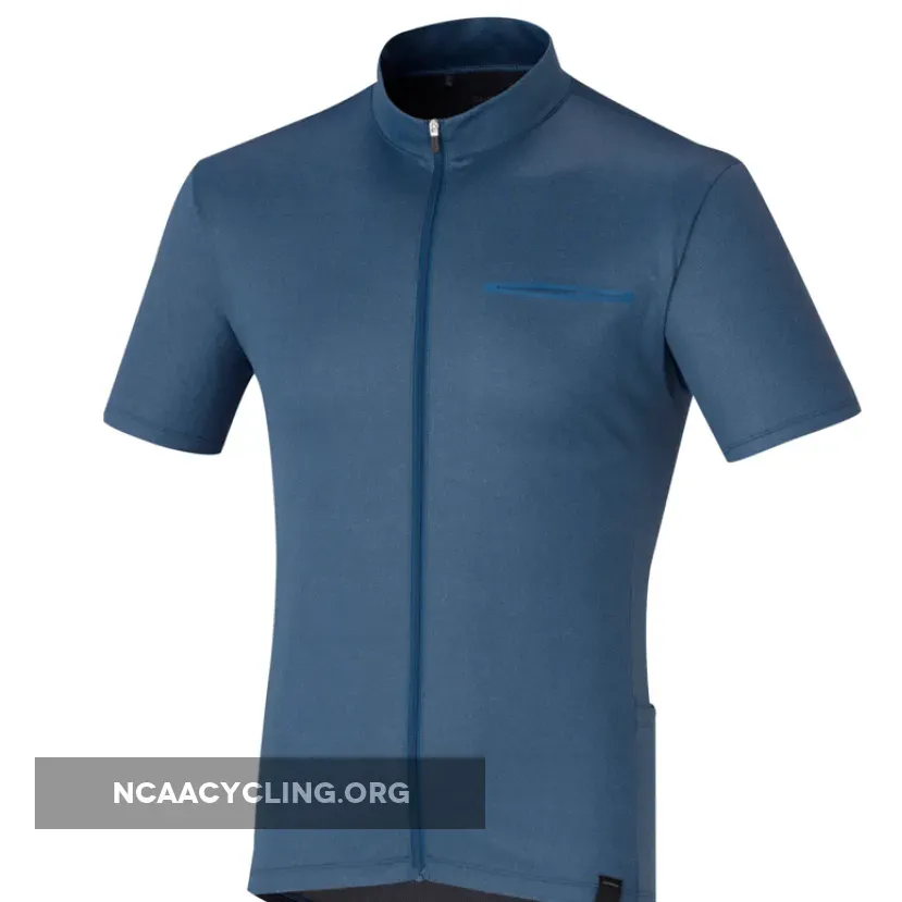 Shimano Pavement Transit Jersey - Blue ECWJSCSSS41MN07 For Sale