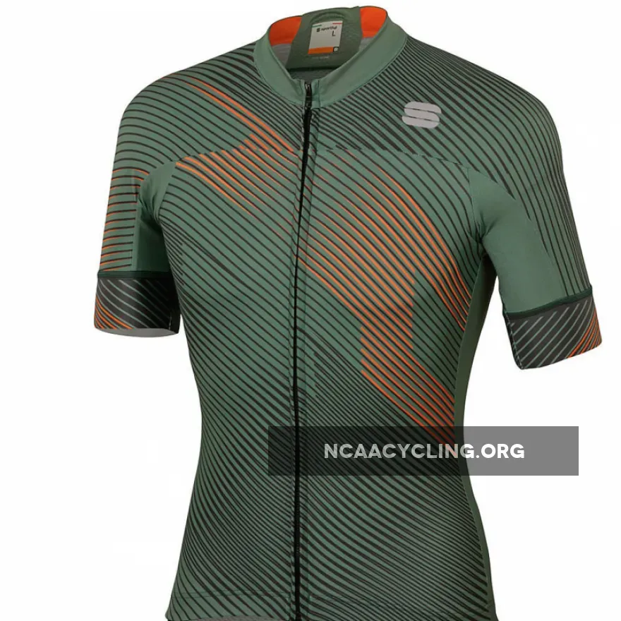 Sportful Bodyfit Team 2.0 Faster Jersey - Green Orange 1102016-382 New Releases