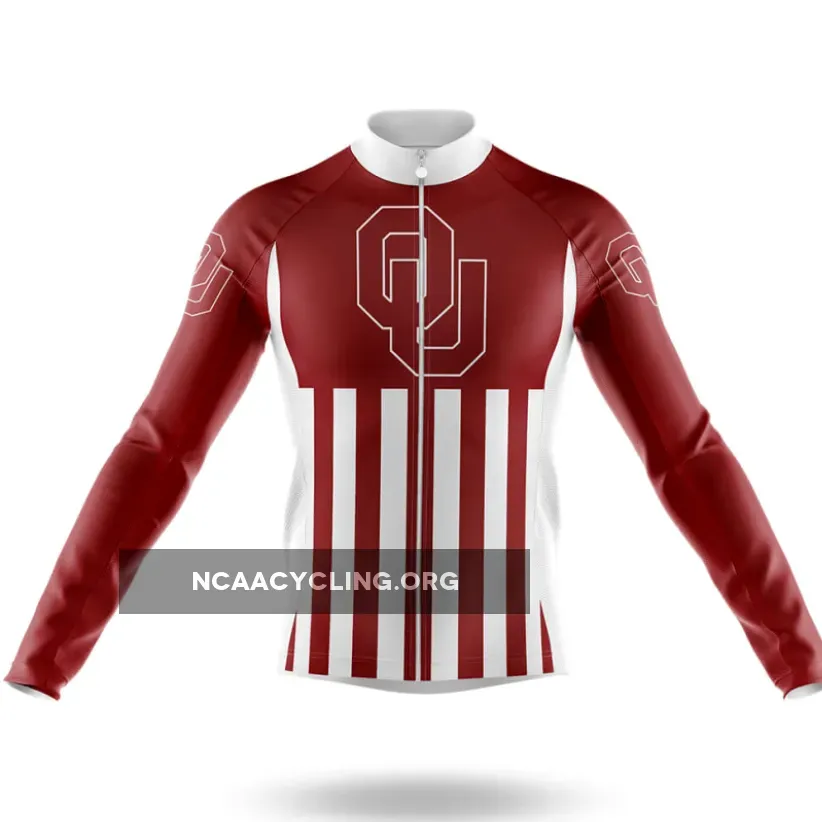 University of Oklahoma USA Long Sleeve Cycling Jersey