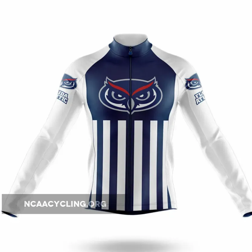Florida Atlantic University USA Long Sleeve Cycling Jersey