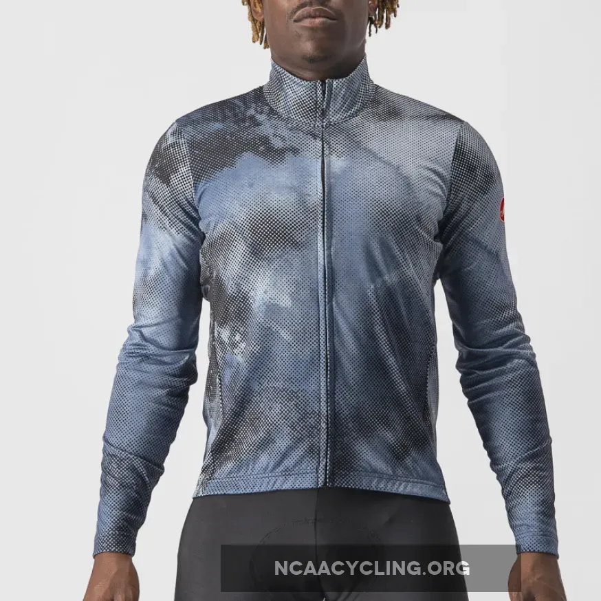 Castelli Ventaglio Long Sleeves Jersey - Light Blue 4522521-982-S For Sale