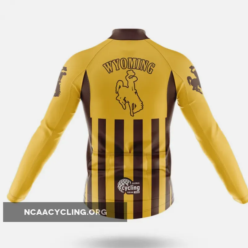 University of Wyoming USA Long Sleeve Cycling Jersey University of Wyoming USA Long Sleeve Cycling Jersey