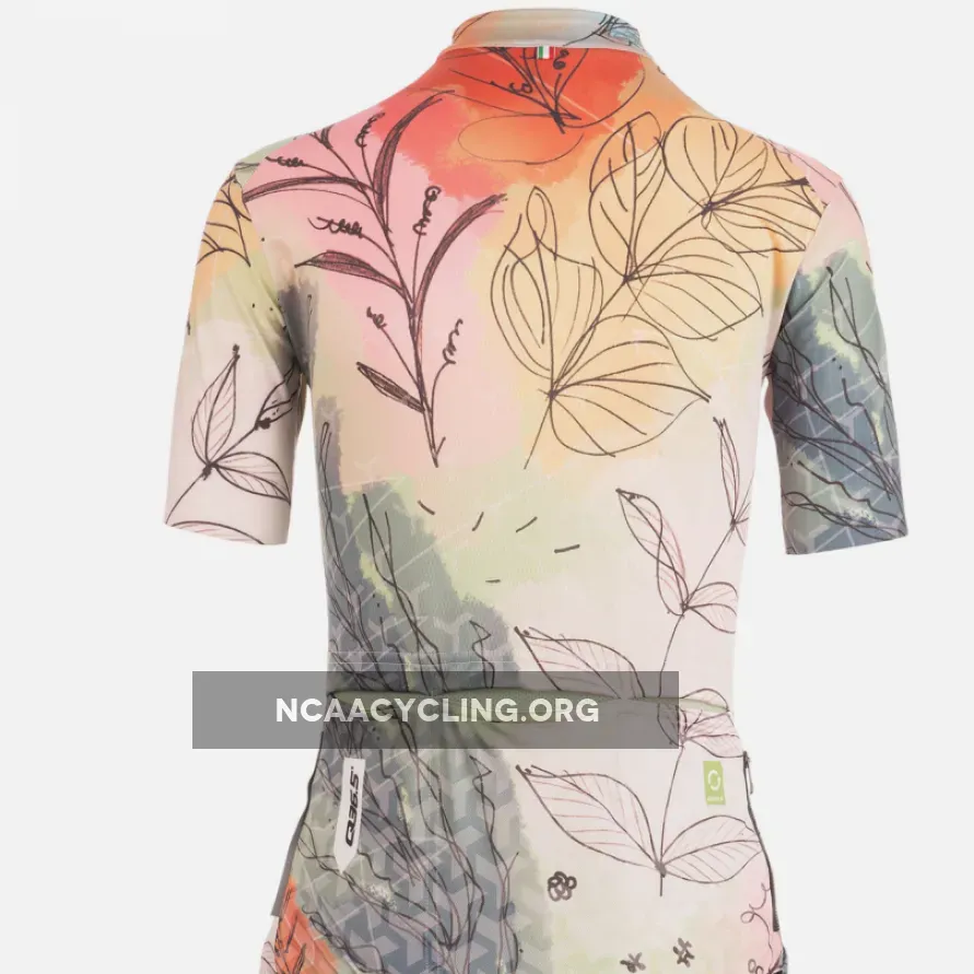 Q36.5 G1 Flower Leaves Women Jersey - Spring 032WF.1. New Release