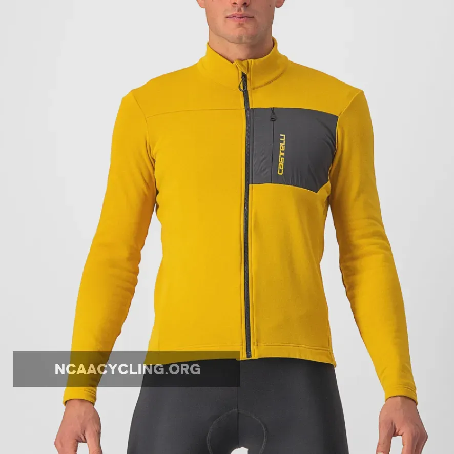 Castelli Unlimited Trail Long Sleeves Jersey - Yellow 4522505-755-M For Sale