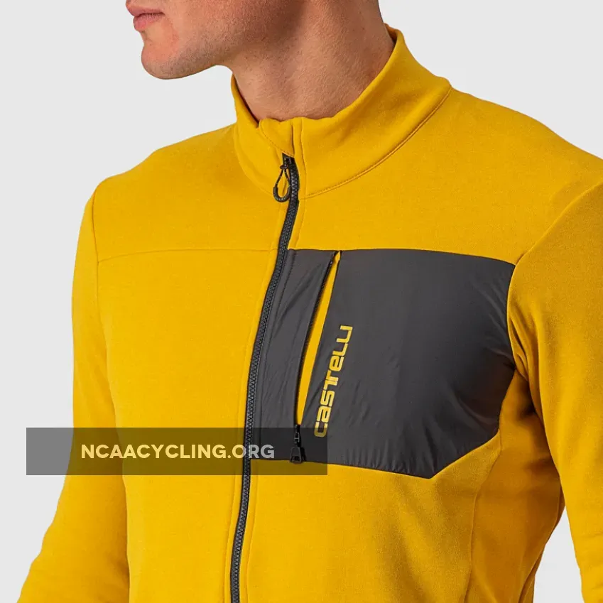 Castelli Unlimited Trail Long Sleeves Jersey - Yellow 4522505-755-M For Sale