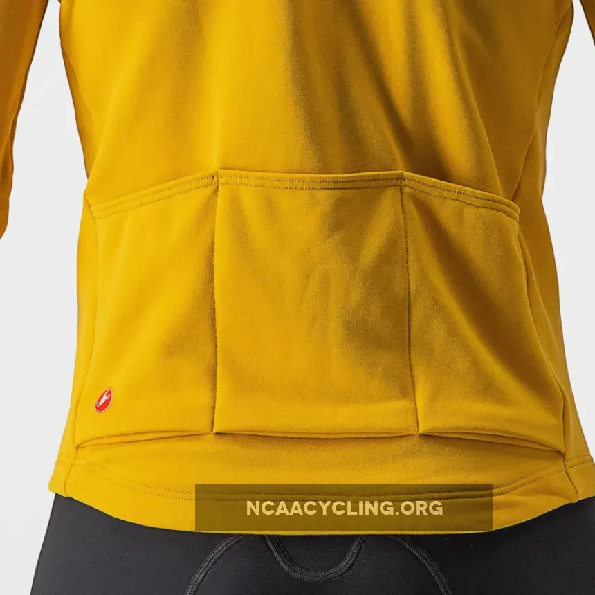 Castelli Unlimited Trail Long Sleeves Jersey - Yellow 4522505-755-M For Sale