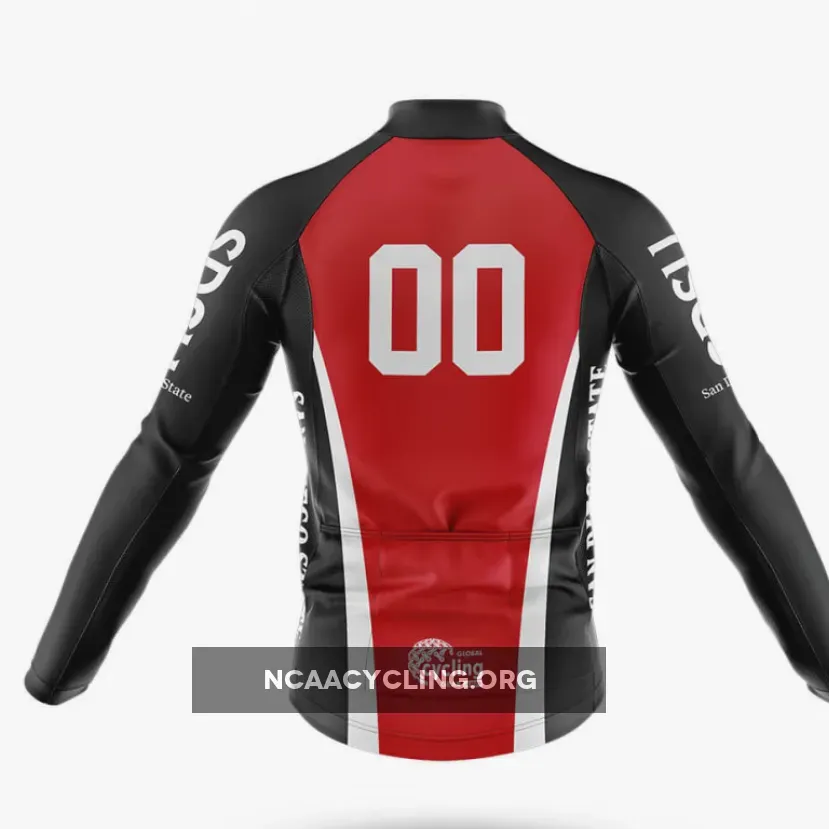 Custom San Diego State University Long Sleeve Cycling Jersey