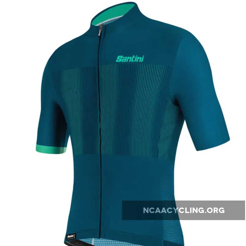 Santini Tono Flusso Jersey - Teal 0S94075TONOFLUSTEAL For Sale