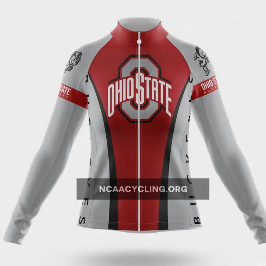 Ohio State University - Women's Long Sleeve Cycling Jersey | cycle gear ohio