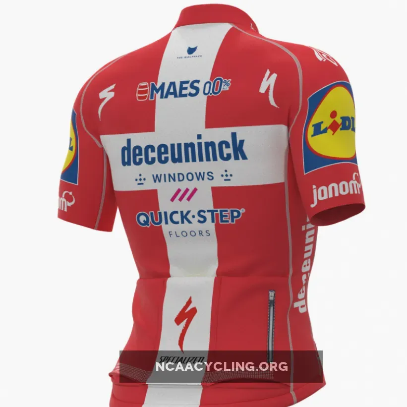 Deceuninck Quick Step 2021 PRR Jersey - Danish Champion W212780509 New Releases
